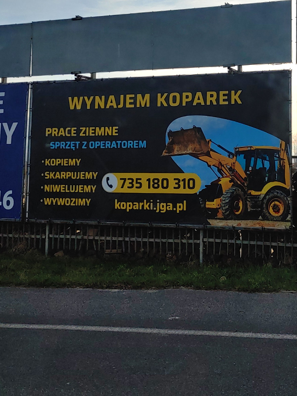 Projekt banera dla firmy usługowej zajmującej się opieką osób starszych Jelenia Góra, Wrocław, Bolesławiec, Legnica